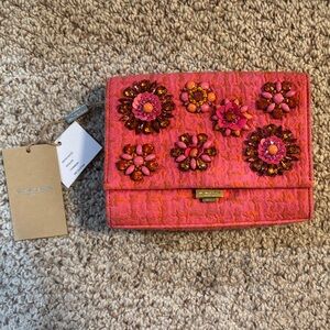 Special Edition Michael Kors Pink Embellished purse, versatile removable strap